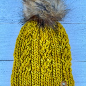READY TO SHIP - Luxury Hand Knit Wool Hat