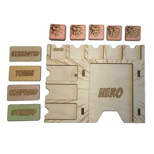 Marvel Champs Heldenspielertafel