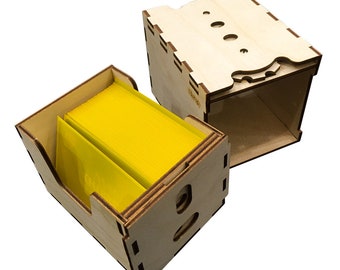 Lockable Deck Box with Attached Life Counter