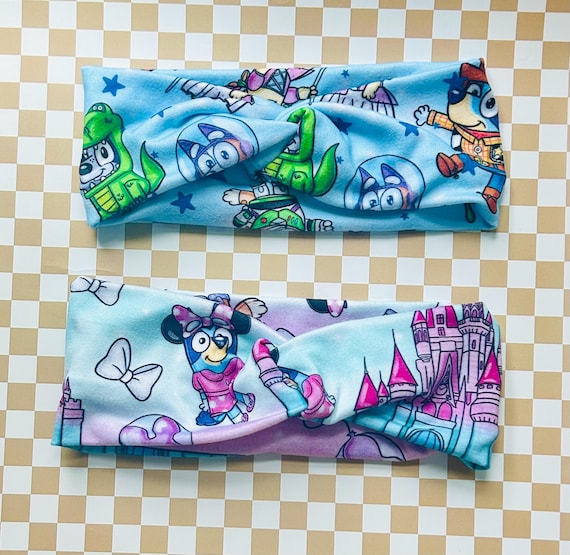 Blue dog in the parks headband