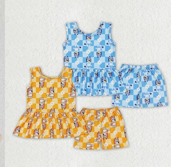 Blue and bingo 2 piece sets (PREORDER expected late July)
