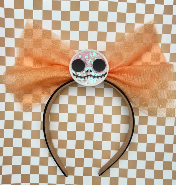 Jack Skellington inspired headband