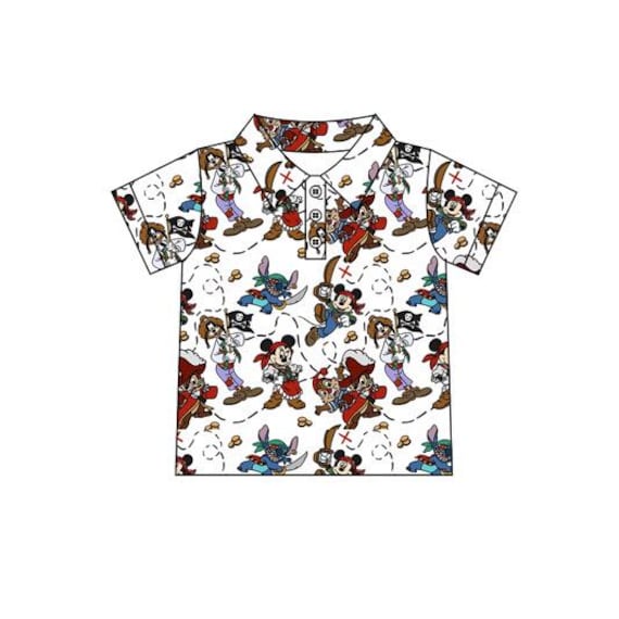 Pirates life button down shirt (preorder) TAT 6-8 weeks