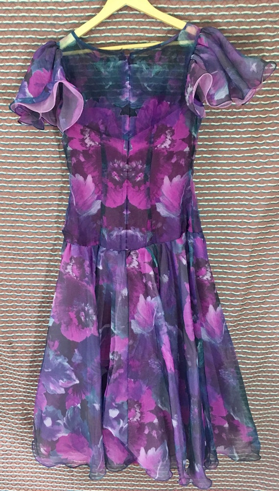 Alyce Designs Prom/Wedding Dress Sz 12 1980s Flora