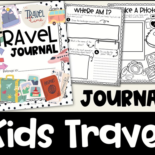 Travel Journal - Etsy