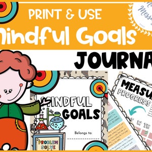 Kids Goals Planner Kids Goals Chart Back to School Goals Workbook Goals Tracker Kids Goals Setting Goals Planner Printable Goals Sheet Kids