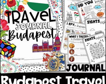 Kids Travel Journal Budapest Travel Journal Kids Budapest Travel Journal Kids Vacation Book Budapest Travel Book Travel Activity Budapest.