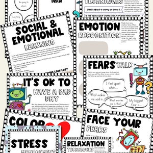 Stress Management Workbook Kids Stress Management Journal for Kids ...