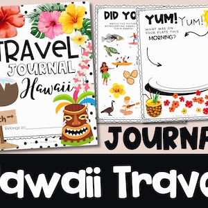 Travel Journal Kids Hawaii Travel Journal Kids Printable Hawaii Travel Book Kids Vacation Book Hawaii Vacation Journal for Kids Hawaii PDF.