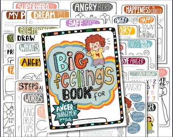 Kids Coping Skills Worksheets Coping Skills for Kids Coping Skills Workbook Coping Skills Journal for Kids Anger and Emotions Management PDF