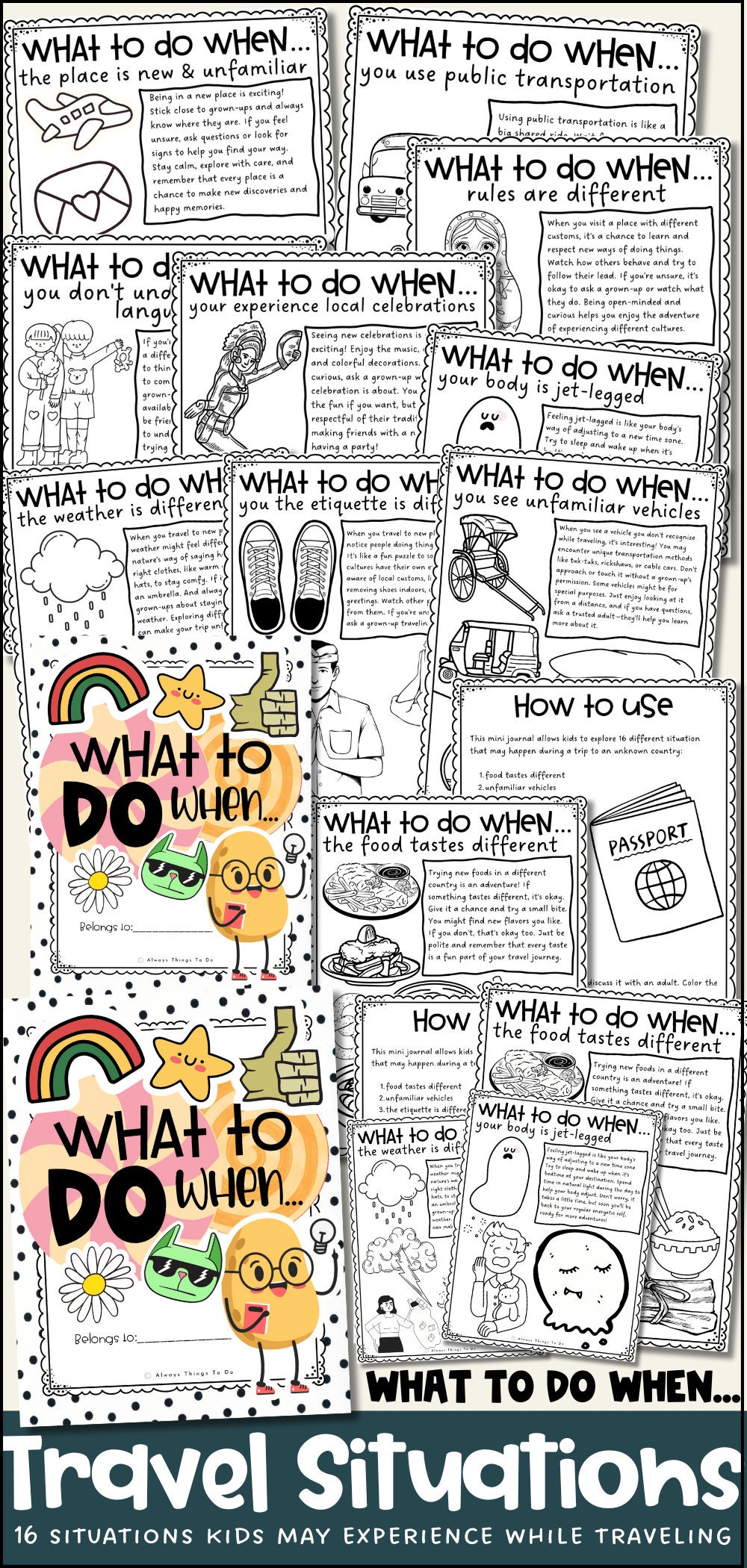 Kids Travel Activities Kids Travel Games Kids Travel Printable Kids ...