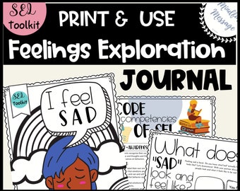 Emotionen Journal für Kinder Gefühle Lesen für Kinder Gefühle Workbook Gefühle Journal Gefühle Druckbare Gefühle Arbeitsblätter für Kinder.