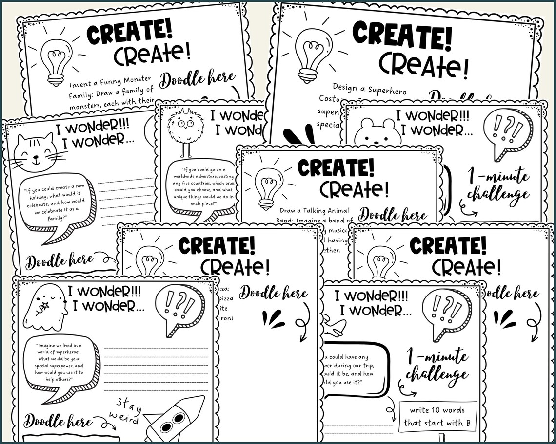 Kids Travel Journal A5 Questions Prompts for Writing Coloring Travel ...