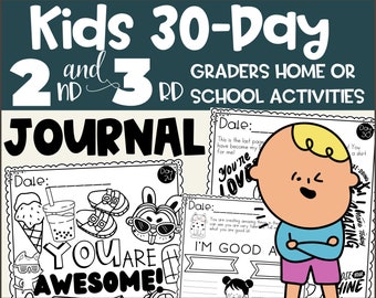 Journaling Pages Activities for Kids Writing Worksheets Kids Journal Printable Kids Journal Pages Journaling Notebook for Kids Journaling.