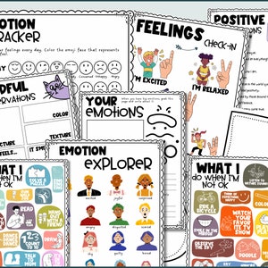 Anxiety Relief Printable Kids Anxiety Relief for Kids Anxiety Workbook ...