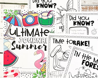 Summer Travel Journal Kids Activities Kids Travel Journal Activities Summer Coloring Pages Summer Travel Coloring Book Kids Summer Journal