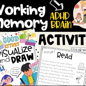 Kids Memory Game Printable Memory Game for Working Memory Game for Kids Screen Free Activities for Kids Summer Activity Printable PDF.