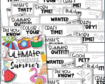 Kids Summer Journal Printable Summer Activity for Kids Summer Activity Book Kids Activity Sheets Summer Coloring Book Summer Kids Printable