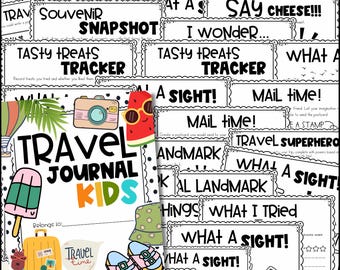 Travel Journal Printable Travel Journal for Kids Travel Book Activities Travel Journal for Italy Trips Travel Journal PDF Book Kids