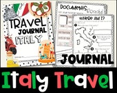 Travel Journal For Italy Travel Journal For Kids Travel Journal Printable Travel Journal With Italy Map Travel Journal Activities Italy PDF.