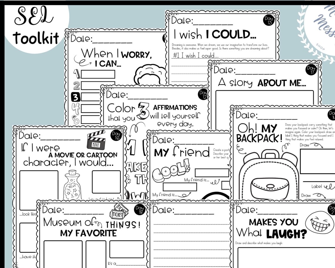 Kids Journal Printable Kids Journal Pages Kids Journaling Kids Writing ...
