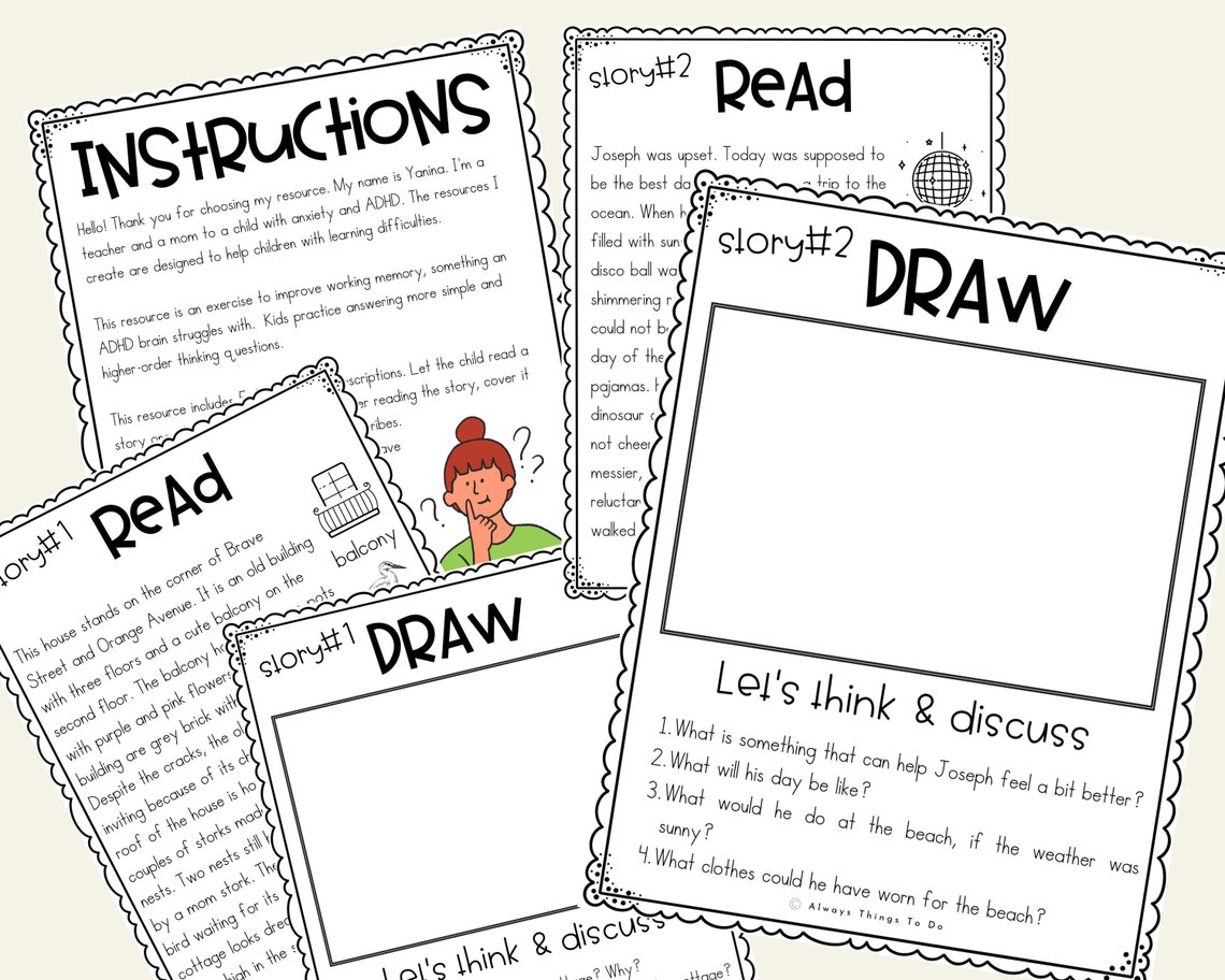 Kids Memory Game Printable Memory Game for Working Memory Game for Kids ...