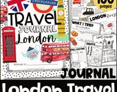 Kids Travel Journal London Kids Travel Activities London Kids Travel Journal Printable London Travel Journal Download for Kids London PDF..