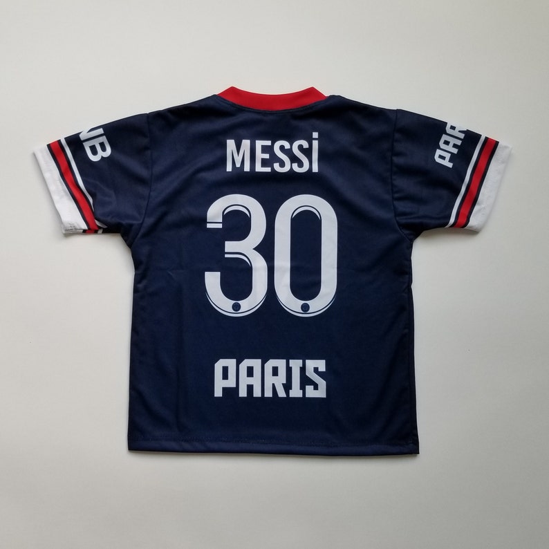 Messi Paris Kids Jersey Kids Soccer Set Uniform Jersey and - Etsy