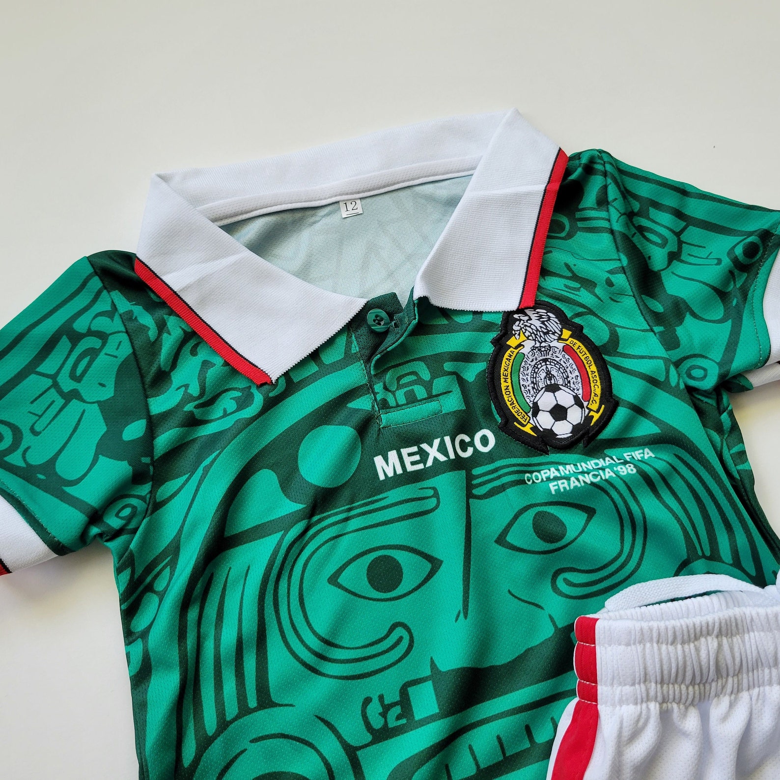 Mexico '98 Kids Set Mexico Soccer Uniform Soccer Set Etsy