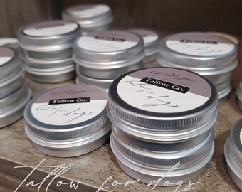 Natural Dog Paw & Nose Balm | Lick-Safe Tallow and Coconut Oil Care