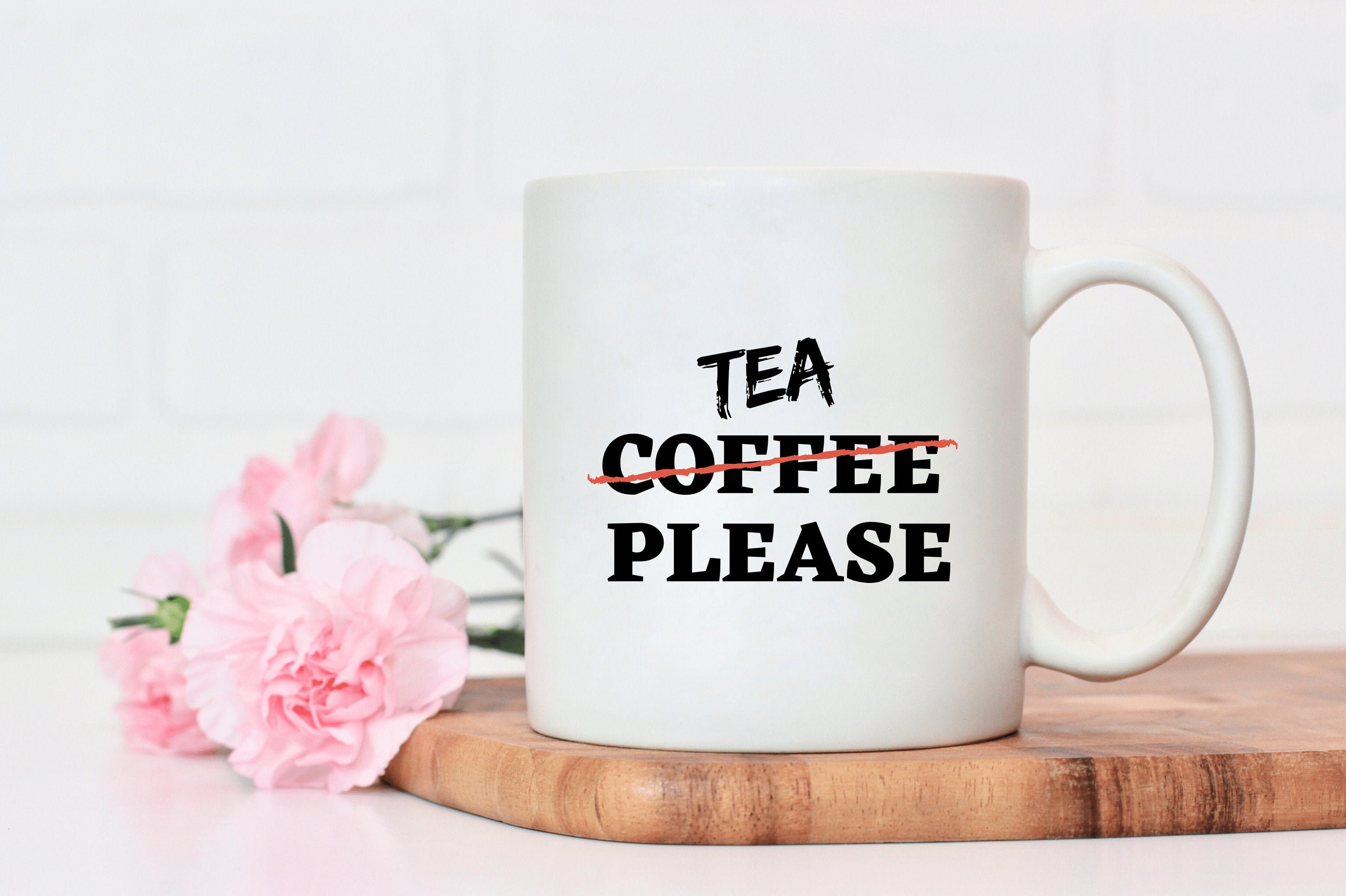 Tea Please Mug Tea Lover Mug Funny Tea Mug Gift For Her Etsy