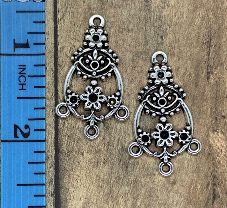 Chandelier Earring Finding Component Earring Blanks 2 Pieces Etsy
