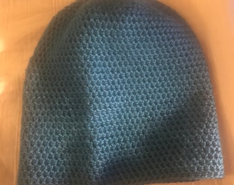 Handmade crocheted beanie