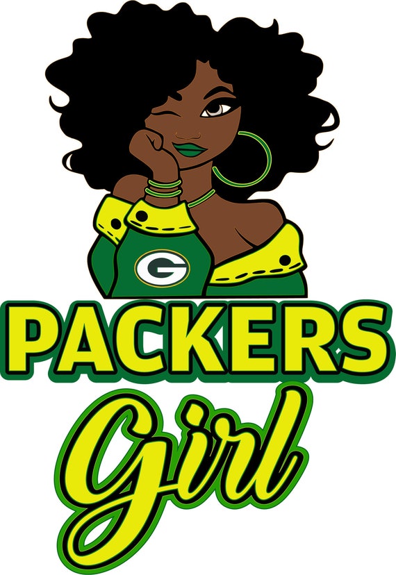 Download Green Bay Packer Girl File-SVG | Etsy