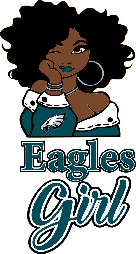 Philidelphia Eagles Girl Filesvg Etsy