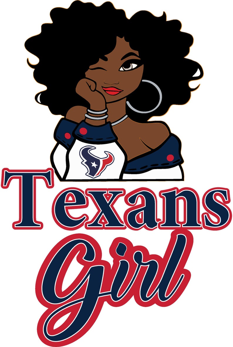Download Texans Girl downloadable File-SVG | Etsy