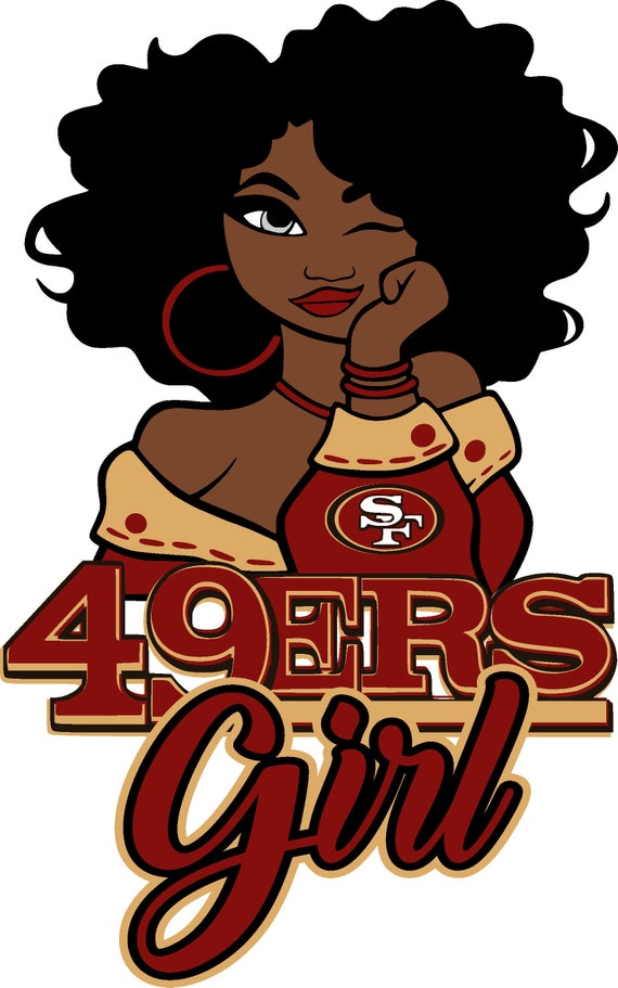 San Fransico 49ERS Girl Digtal File/ SVG File | Etsy