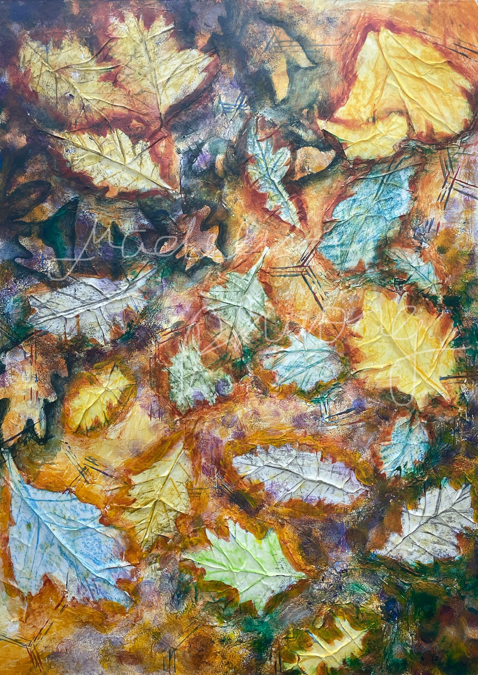 Vertigo Original HighQuality Art Print of Mixed Media Etsy