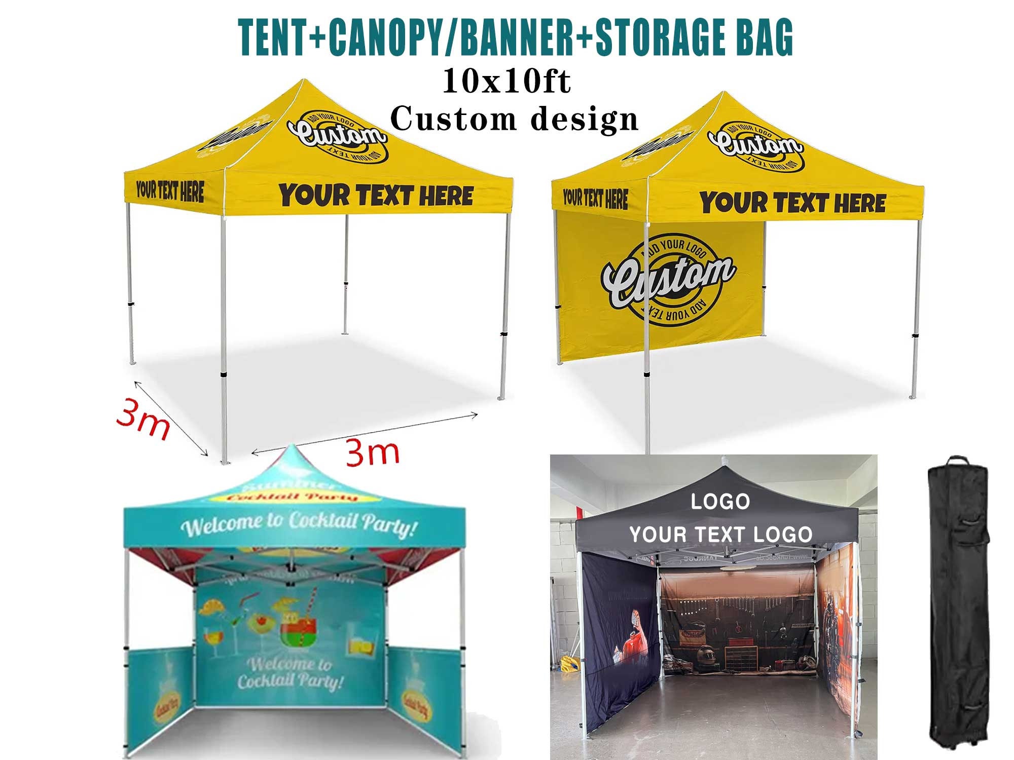 Oakley Logo Printed Canopy Tent