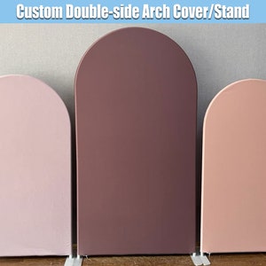 Brown Arch Backdrop Stand Frame Double-sided Cover Custom Bridal Shower Balloons Arch Garland Birthday Party Wedding Chiara Wall