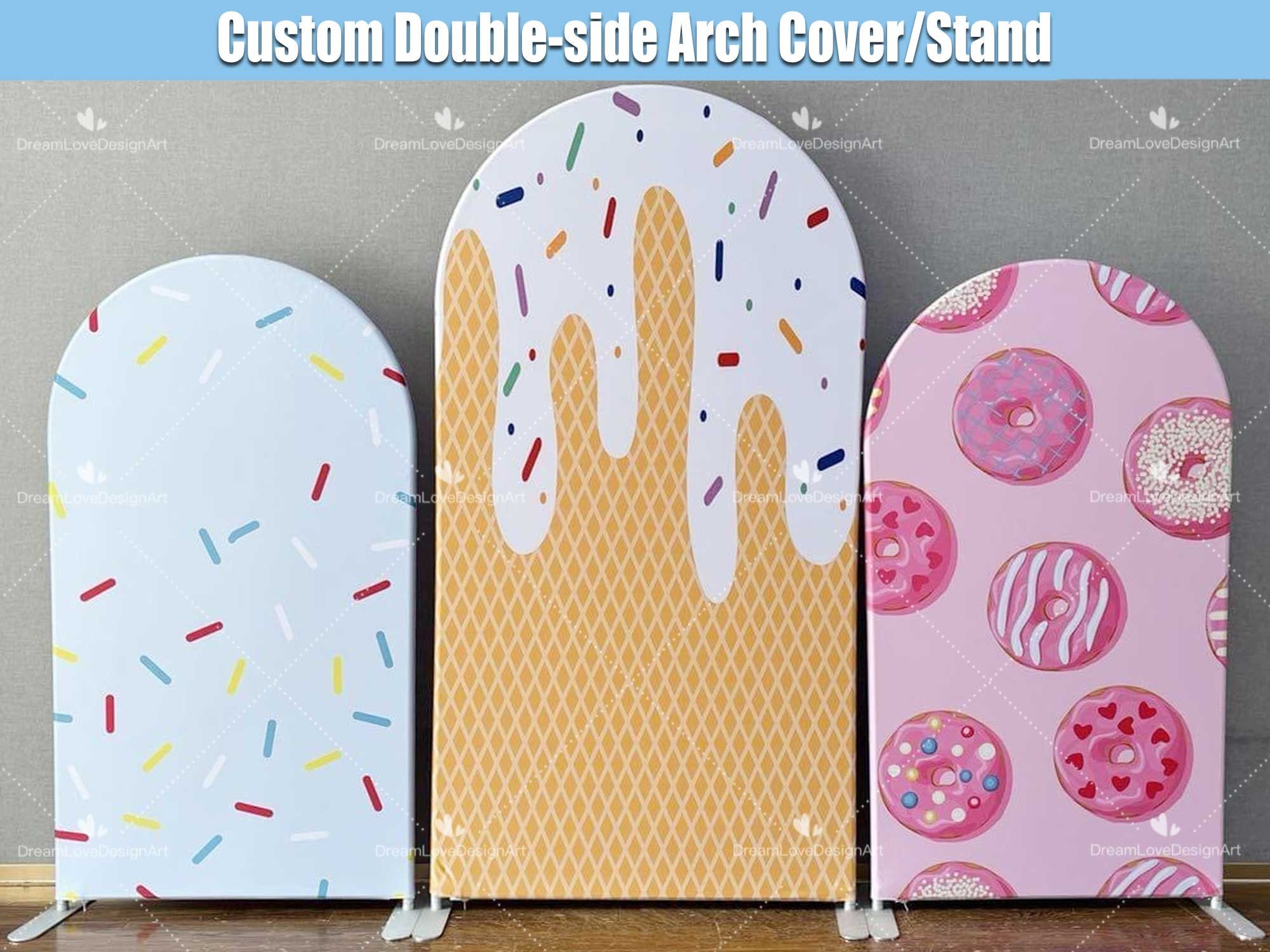 Bogen-Hintergrundabdeckung Rosa – 1,2 X 2,2 M, Dehnbarer Stoff | Für Geburtstag, Baby-Party, Hochzeit & Events