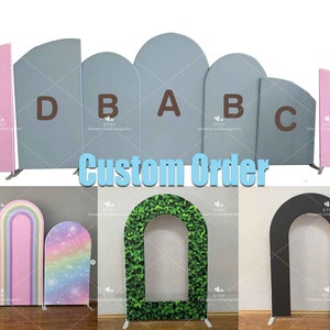 Arch Custom Backdrop Cover Personalized