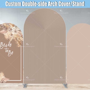 Bride to be Arch Backdrop Cover Stand Frame Custom Bohemian Bridal Shower Campas Flowers  Girl Birthday Chiara Wall Boho Panel Miss to Mrs