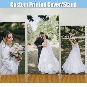 Wedding Photo Backdrop Cover Stand Custom Party Rectangle Board Bride Stand Large Rectangular Square Bridal Wedding Background Photo Booth