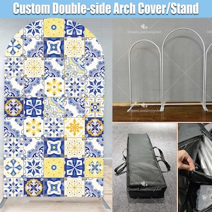 Mediterranean Positano Arch Backdrop Cover Amalfi Coast Bridal Shower Stand Frame Custom Bride to be Chiara Main Squeeze Party Girl Birthday