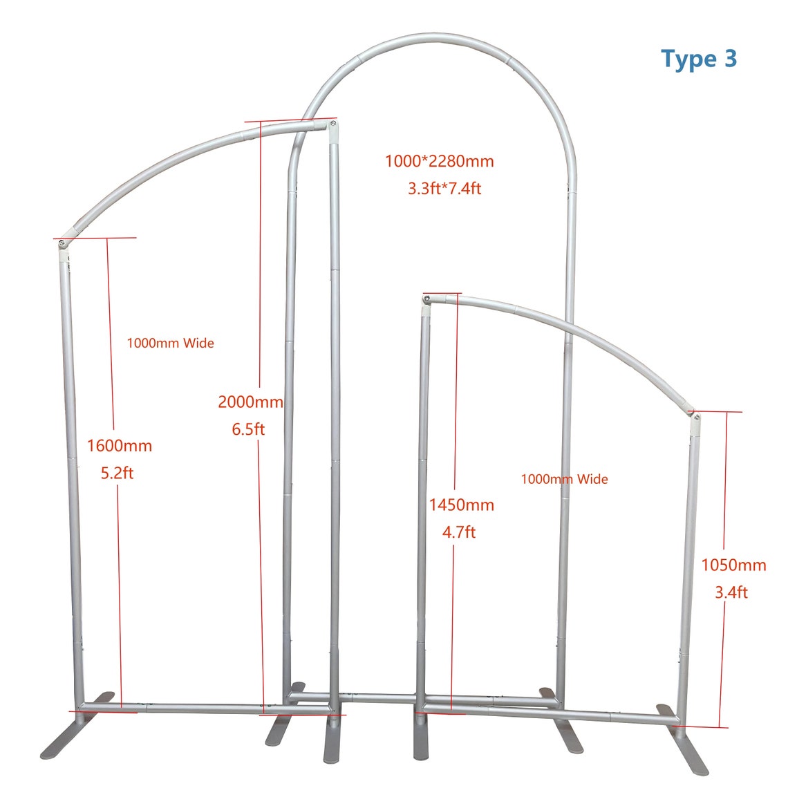 Custom Arch Backdrop Stand Frame Doublesided Cover Fabric Etsy
