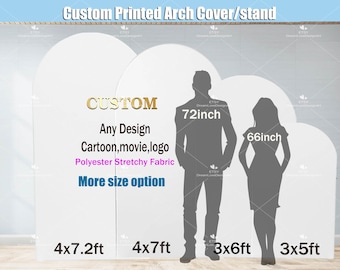 4x7ft 7.2ft Cubierta de fondo de arco personalizado Soporte de tela elástica Paneles de pared arqueados de Chiara personalizados Fiesta de cumpleaños de la despedida de soltera del bebé