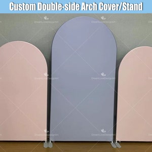 Solid Color Arch Chiara Backdrop Cover Stand Frame Fabric Arch Backdrop Party Chiara Wall Panels Round Photo Birthday Shower Wedding