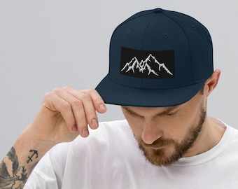 Mountains Snapback Hat
