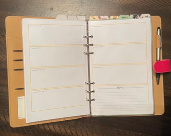 2024 Monthly and weekly planner